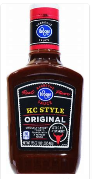 KROGER Sauce 'KC Style' Barbecue Sauce 496 gr